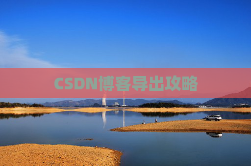 CSDN博客导出攻略